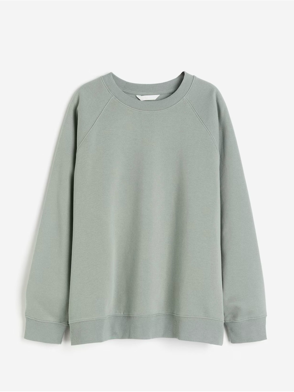 H&M Women's Crewneck Sweatshirt in Sage